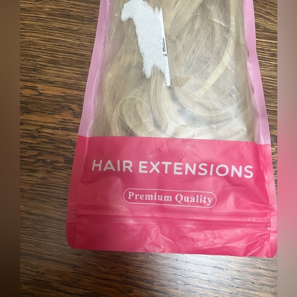 Hair Extensions Elastic Band Secret Miracle Ring Kanekalon Heat Resistant Blonde - Picture 7 of 16